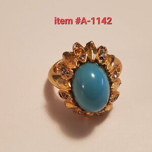 1 Gold Ring, item # A-1142, wt. 7 grams, size 7.